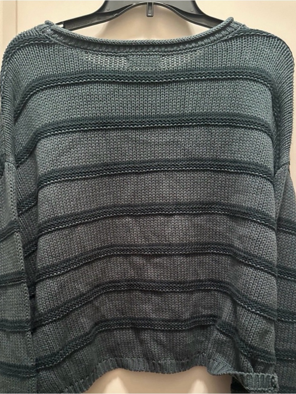 SO Forest Green Striped Crewneck Sweater - Picture 6 of 7